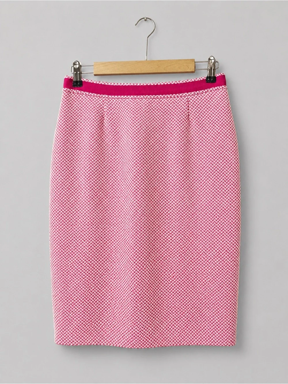 Boden chevron lined pencil skirt in pink